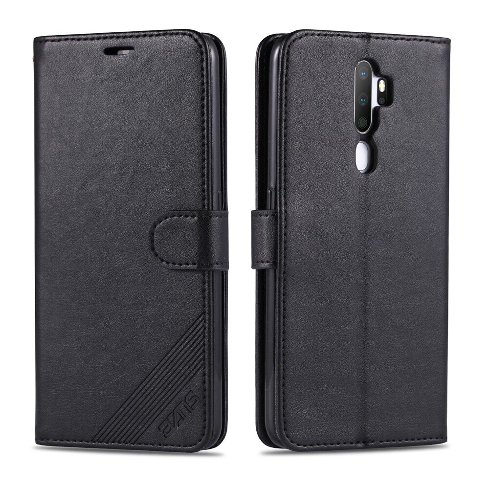 For OPPO A5 2020 / A11 / A11X / A9 2020 Phone Case Wallet Card Slots Shockproof Protection Cellphone Flip Cover Casing