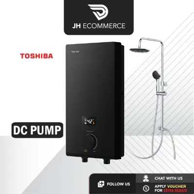Toshiba DSK38ES3MB-RS 3800W Instant Electric DC Pump Water Heater With Rain Shower