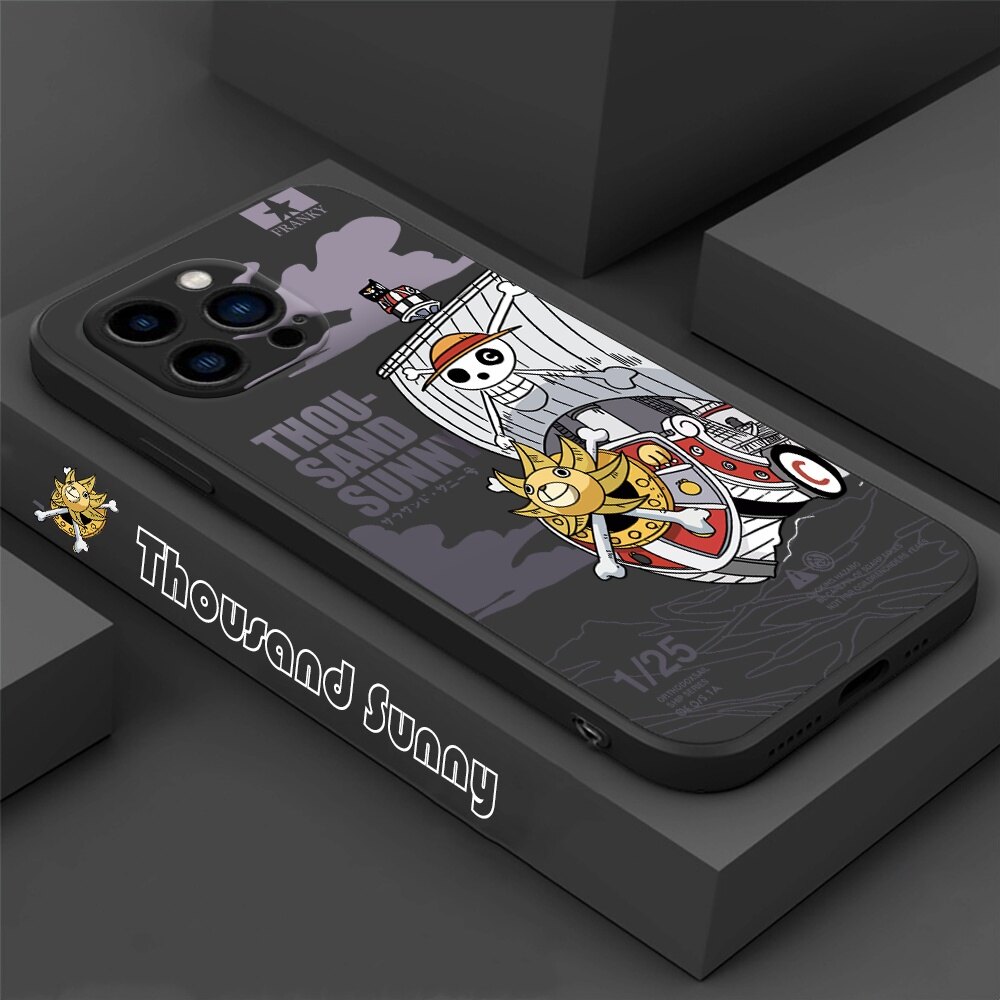 Case for iphone 14 pro max 14 plus iphone 13 pro max iphone 11 pro max iphone 12 pro max iphone xr xs max iphone 6s plus 7 8 plus se 2020 one piece thousand sunny soft silicone phone case cover