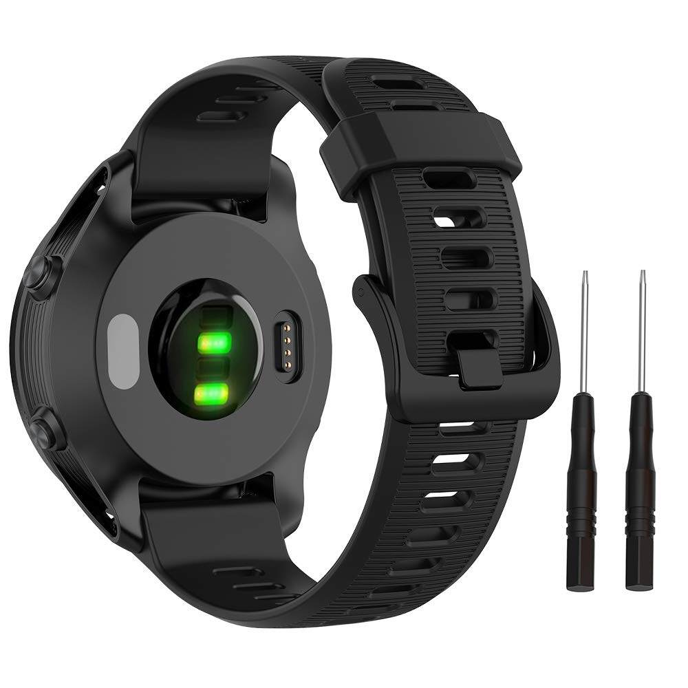 For Garmin Forerunner 945 Straps, Silicone Bands for Garmin Forerunner 945/935 Smart Watch