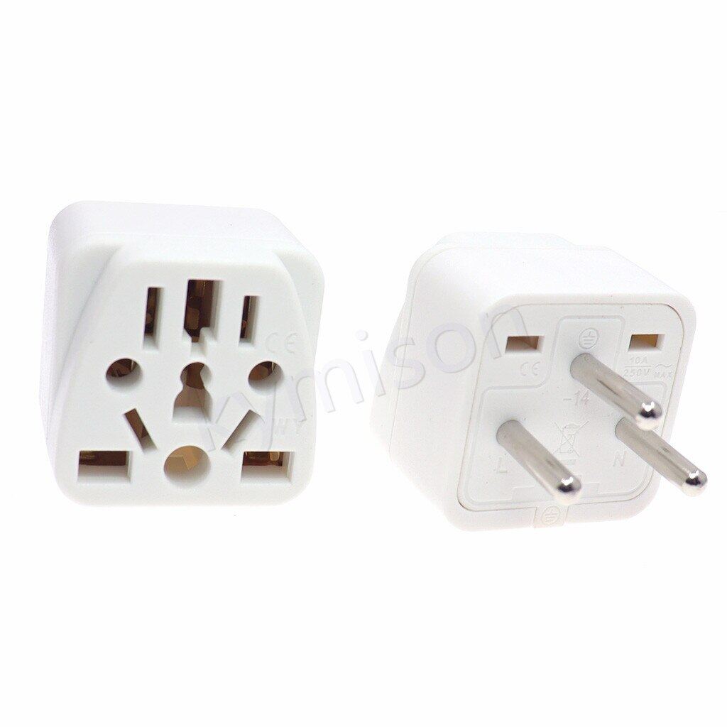 Israel Power Adapter Travel Universal Plug , Works In Palestine