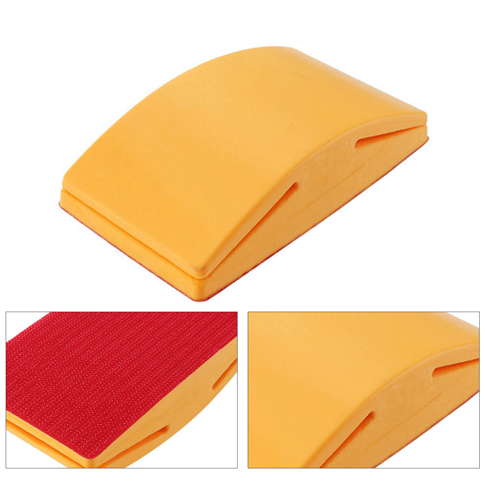 Farfi Hand Sanding Block Ergonomic Design Professional Sandpaper Backing Pad