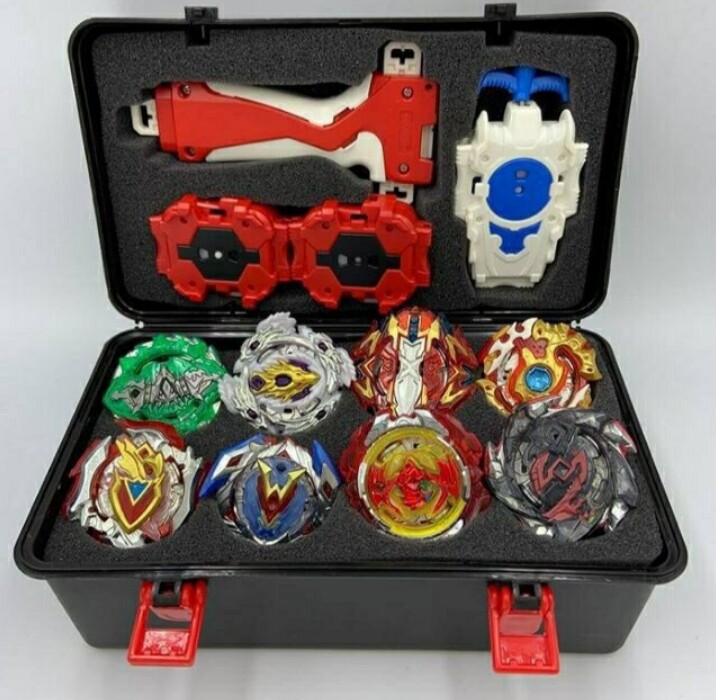 Beyblade Box with 12 slot Bey Storage with 2 beyblade set | Lazada