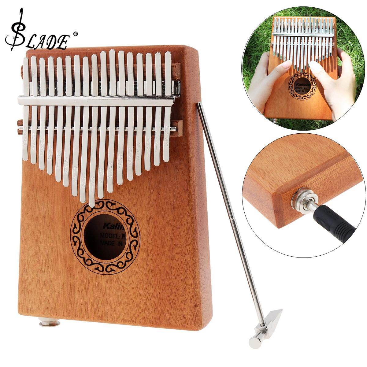 SLADE 17 Key Kalimba Single Board Mahogany Thumb Piano