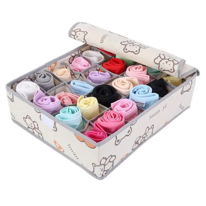 Micck 24 Grids Household Organizer For Underwear Storage Box