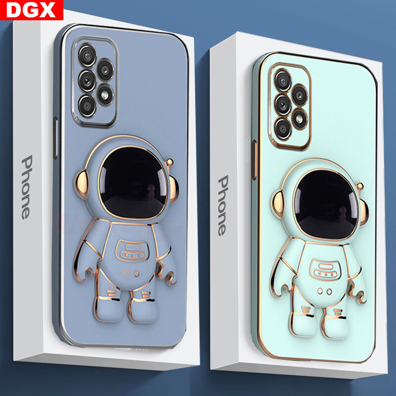 DGX หรูหรานักบินอวกาศพับชุบเคสโทรศัพท์สำหรับ Realme C35 C31 Realme C21Y ...