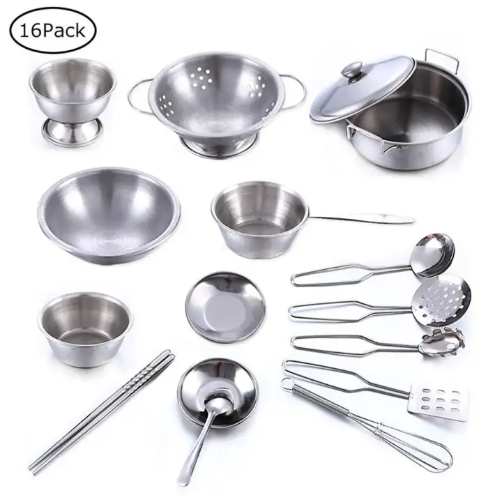 Kids Kitchen Accessories >> Withritty Kids Kitchen Cooking Play Accessories Set Durable Stainless Steel Pots Pans And More Play Set For Kids Kids Kitchen Accessories >> Withritty Kids Kitchen Cooking Play Accessories Set Durable Stainless Steel Pots Pans And More Play Set For Kids