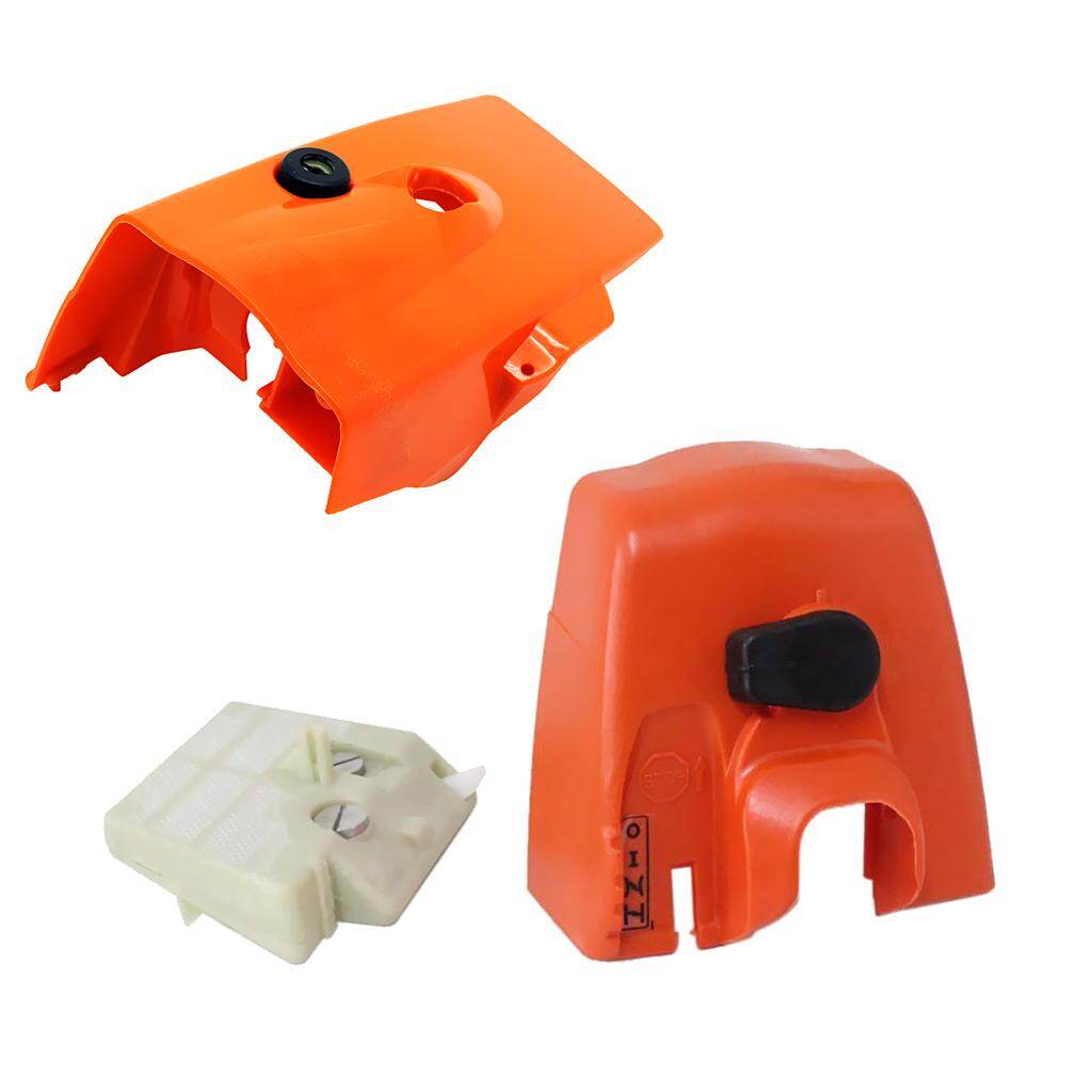 Baoblaze chainsaw air cleaner + cover kit + engine cylinder cover for 026 ms260