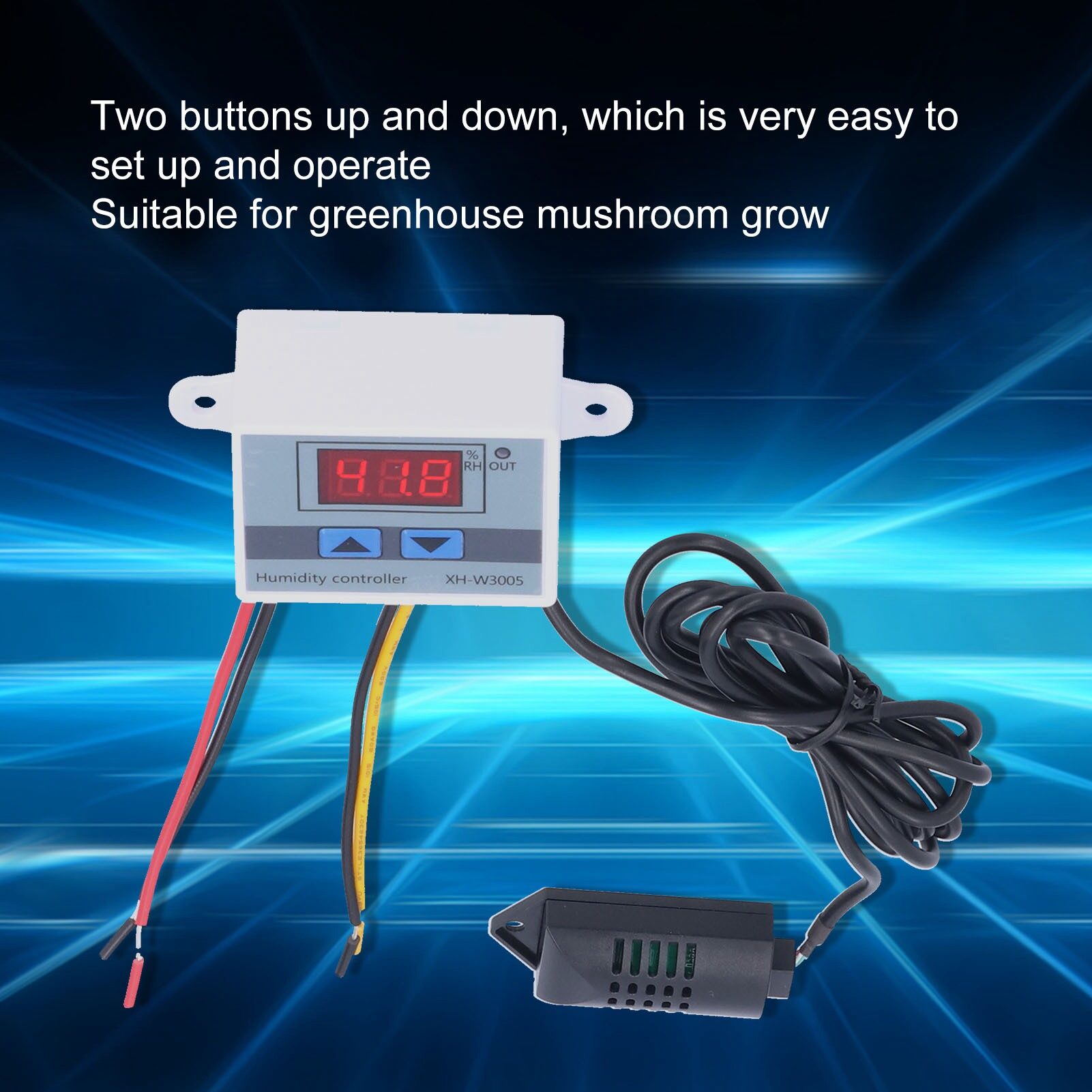 Digital Humidity Controller Accuracy Microcomputer Humidity Control Switch Hot