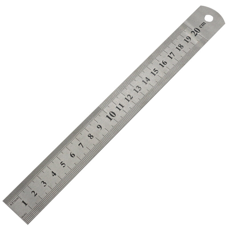 3 Cái/bộ Cai Trị, Thước Đánh Dấu Bền Hai Mặt Thước Đo Inox