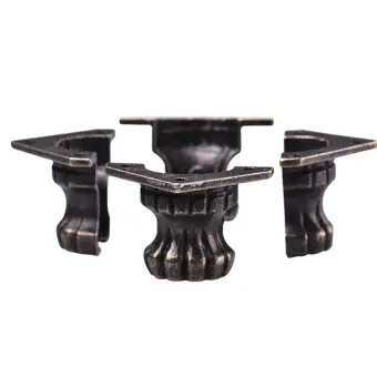 Hardware Furniture Cabinet Leg Feet Brass Corner Wood Chest Protector Wood Box Decorative Jewelry Lazada Ph