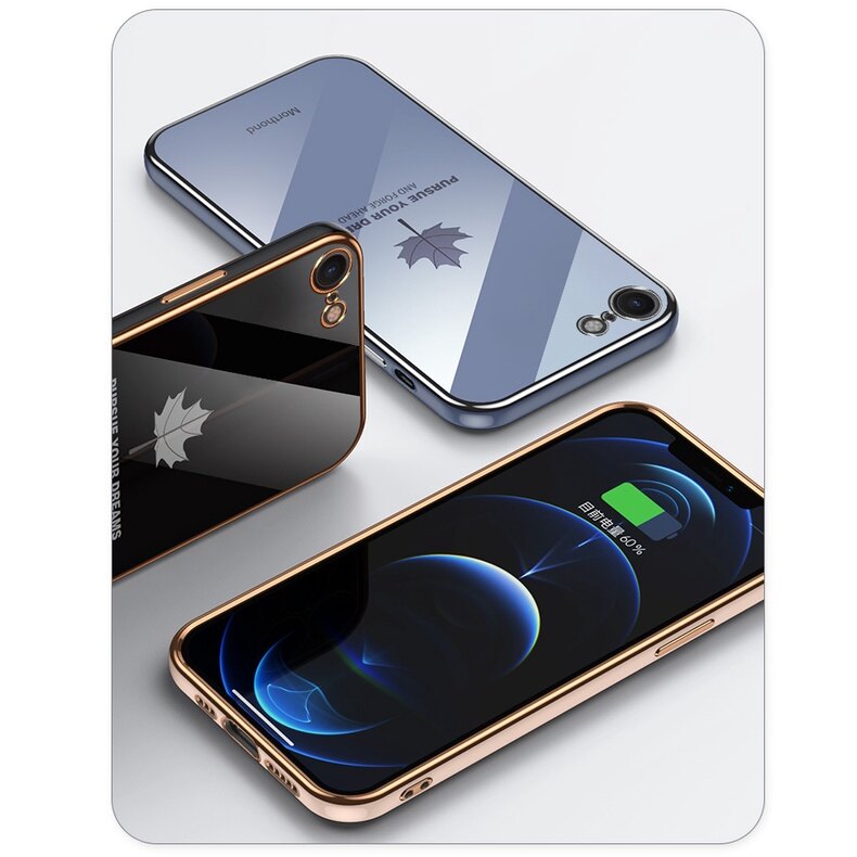 Ốp Lưng Iphone 8 Ốp Lưng IPhone 7 Plus Ốp Lưng IPhone 8 PLUS IPhone 6 6S Plus Ốp Lưng Điện Thoại IPhone SE2 Edge Maple Leaf Fy