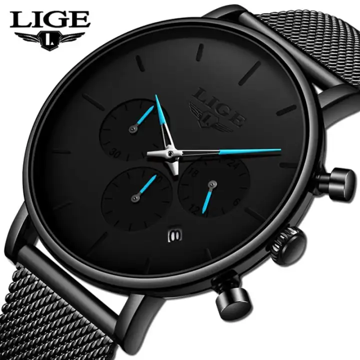 2017 New Watch Men Luxury Brand LIGE Chronograph Sports Watch Waterproof Full Steel Quartz Men's Watch. 2017 New Watch Men Luxury Brand LIGE Chronograph Sports Watch Waterproof Full Steel Quartz Men's Watch.