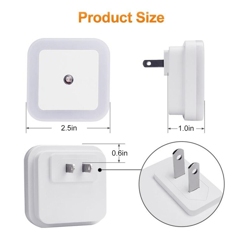 Automatic Light Sensor Light Sleep Night Light Light Night LED Smart Light Switch Bedside, Bedroom
