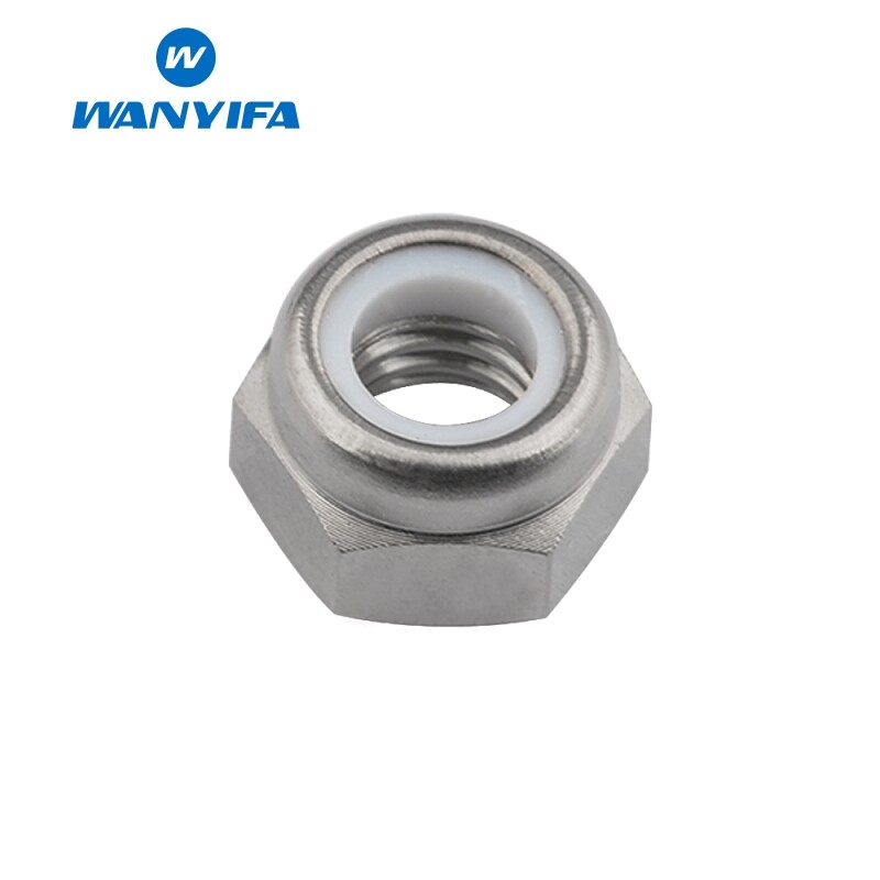 Wanyifa M4 M5 M6 M8 titanium nut self-locking nut Nylon nut for motorcycle bike car 1 PCs