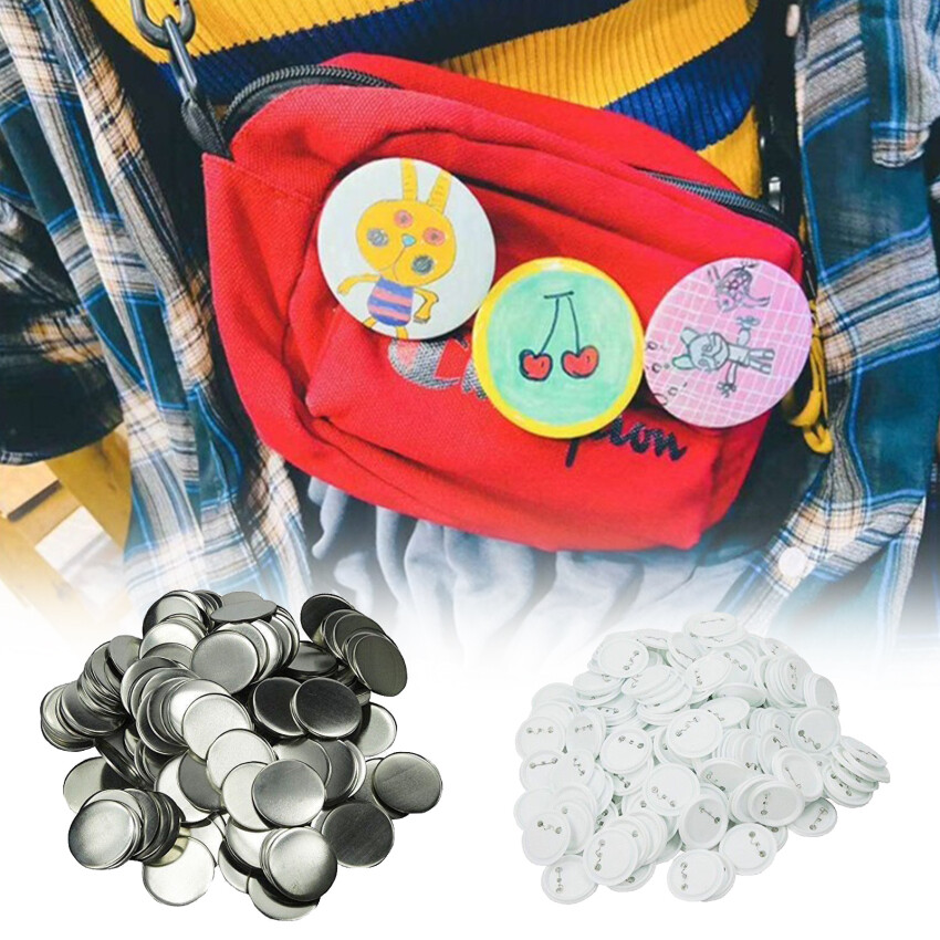 Nút làm cho máy cài đặt miễn phí 58mm DIY nút làm cho máy thiết lập, huy hiệu dập máy với miễn phí 100 cái nút nhựa và máy cắt tròn, hình ảnh và cuốn sách ma thuật