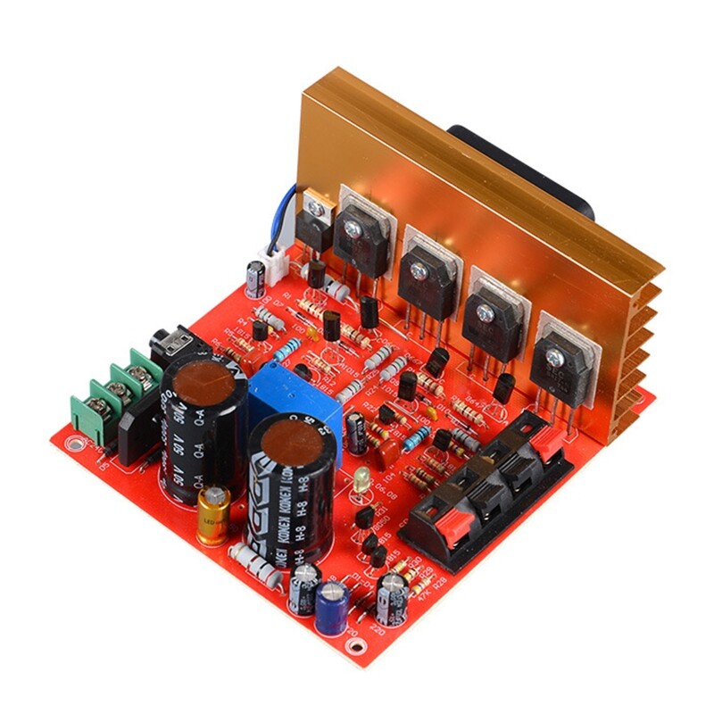 Dx-188 stereo power amplifier audio board 180wx2 highpower air cooled speaker sound preamplifier dual ac18-26v 2 channel