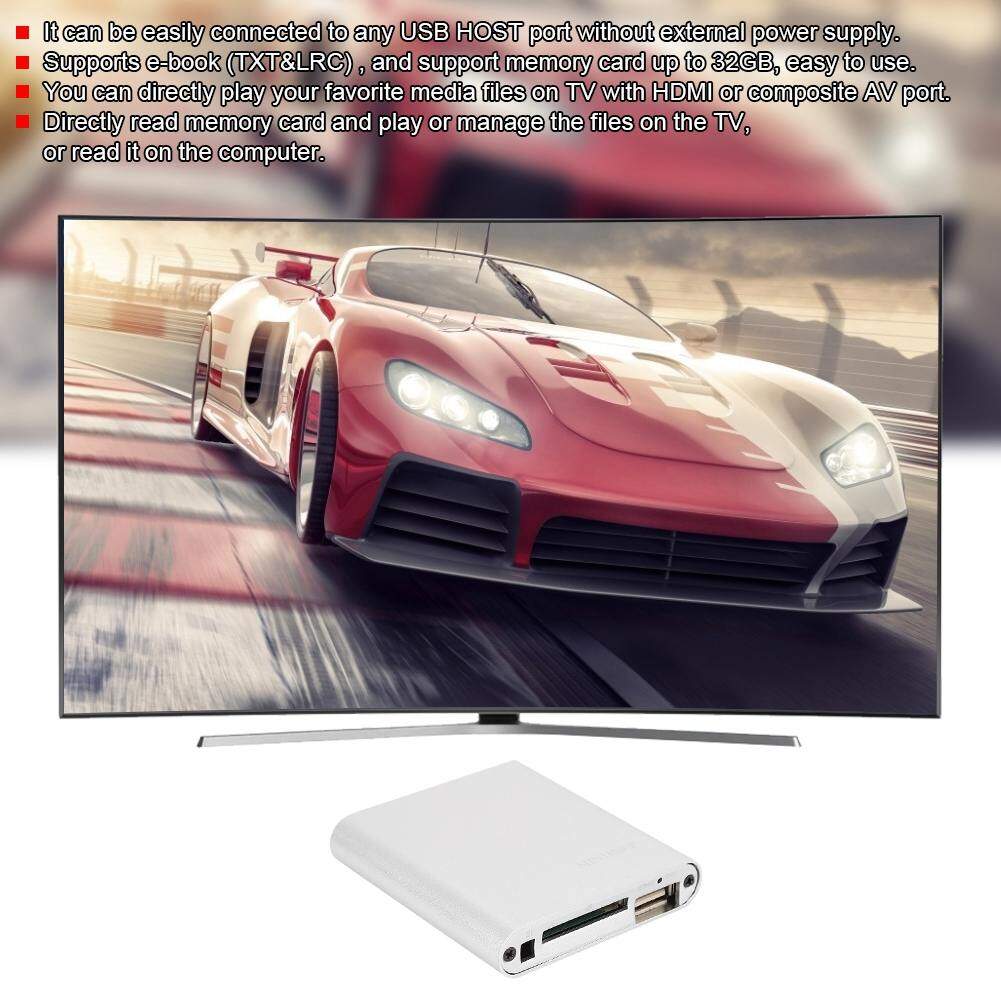 Mini 1080p Hdmi Digital Media Player Hard Disk Decoder Mov Mkv Mp4 Avi M4v Flv Silver Australian Standard Lazada Singapore