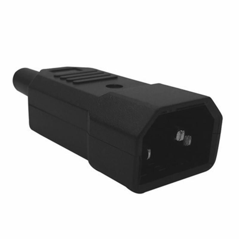 IEC C14 Male Plug Rewirable Power Connector 3Pin IECC14 Socket