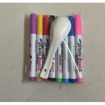 Floating Water Painting Pen Colorful Doodle Pen Whiteboard Markers Water Drawing Education Toy 8/12 Pcs
