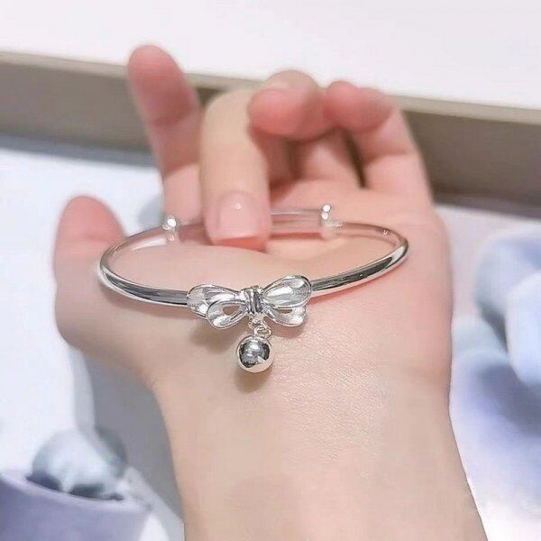 Chinese Lucky Beads Charm Bracelet Gold Wire Bell Pendant Bracelet Friendship Bracelet Friends Couple jewelry
