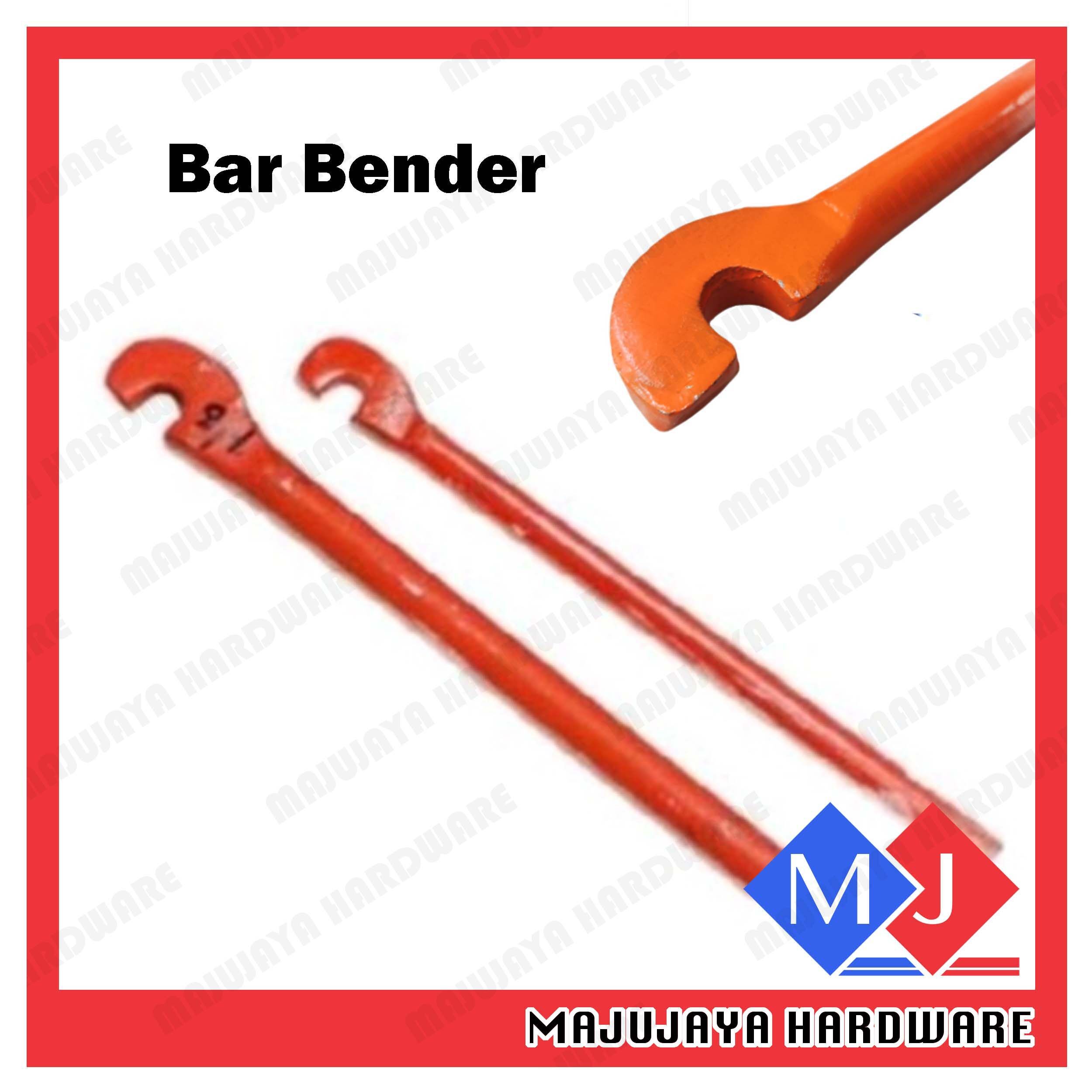 Steel Bar Bender Orange 3/8'' 1/2" Heavy Duty Rebar Steel Bar Batang