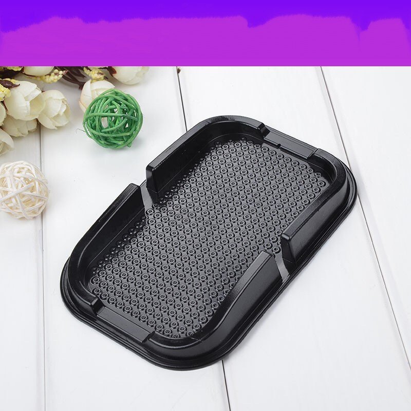 [CCWOLF]  Black Sticky Car Dashboard Anti Non Slip Pad Mat Skidproof Holder Stand For Cell Phone compatible with iPhone
