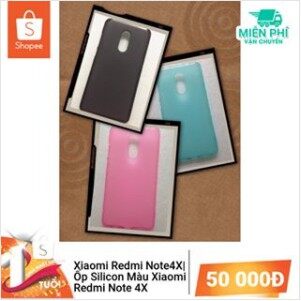 Xiaomi redmi note 4x ốp silicon màu xiaomi note4x