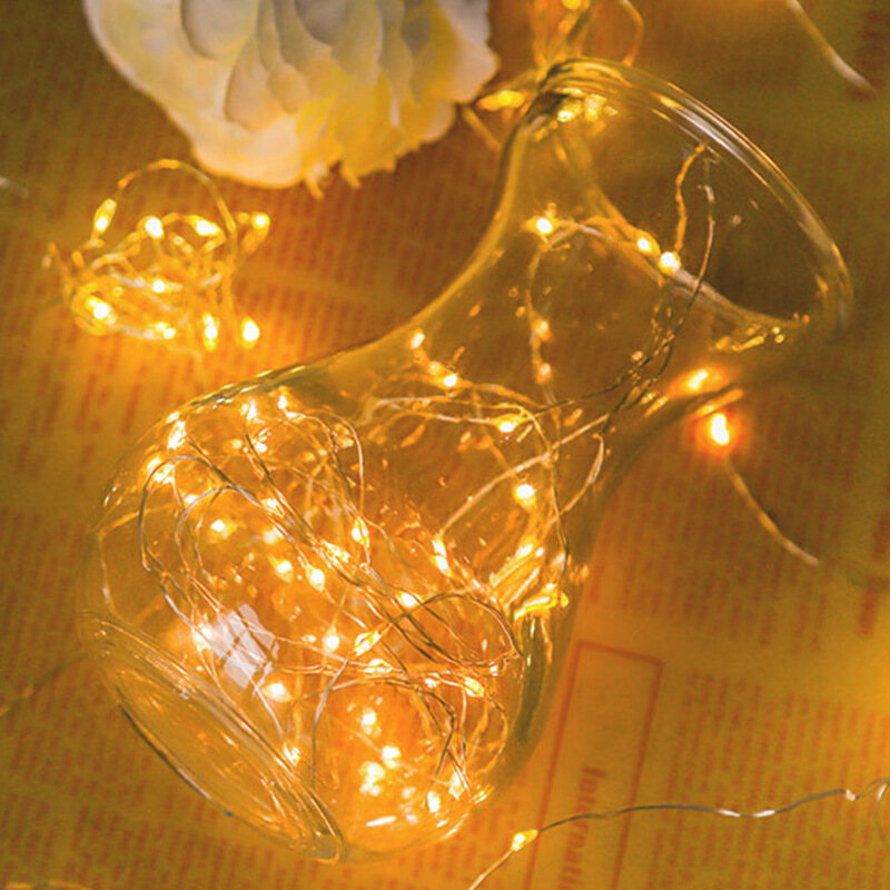 Gift Decorative String Lights Flowers Bouquets LED Lights Birthday Cake Lights Present Box Lights with Strip String Lights Small String Flower Lights