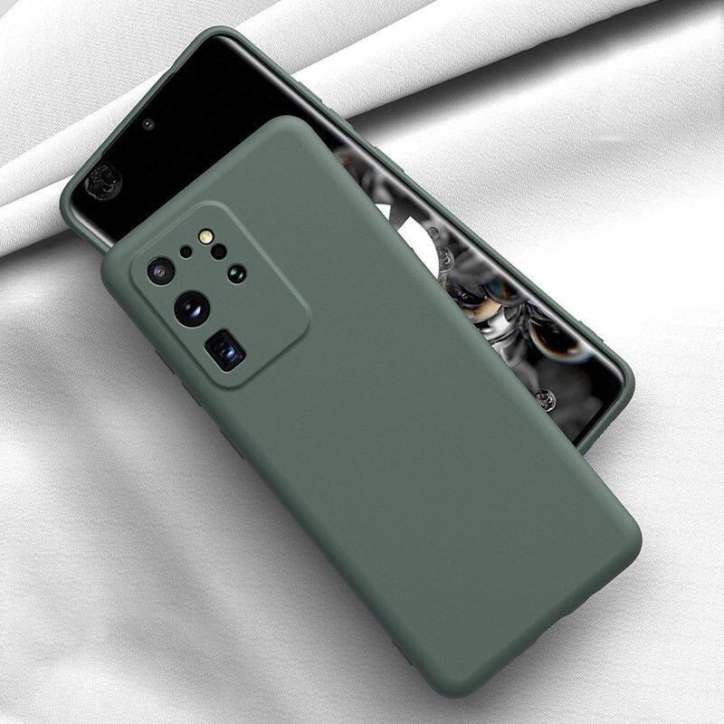 Case For Samsung Galaxy S20 Ultra New Liquid Silicone Matte Soft Camera Protection Cover For Samsug S20 Plus Phone Cases
