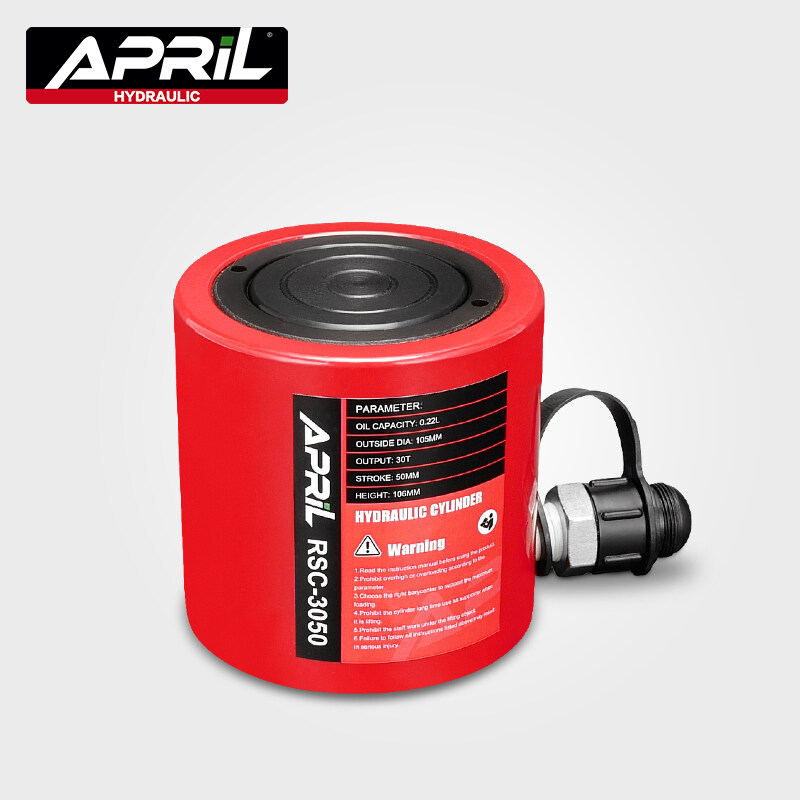 Low Height Hydraulic Cylinder RSC3050 Hydraulic Jack with tonnage of 30T, work travel of 50mm