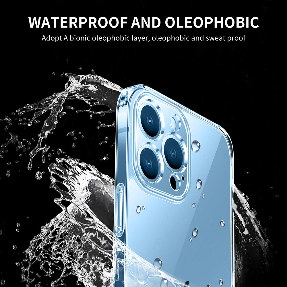 SmartDevil thủy tinh trong suốt Ốp điện thoại cho iPhone 16 Pro Max iPhone 14 Pro max iPhone 15 Pro Max 12 Pro max 11 Pro Max iPhone 15 Plus 14 plus iPhone 16 plus có viền mềm chống bám vân tay bảo vệ khỏi cạo