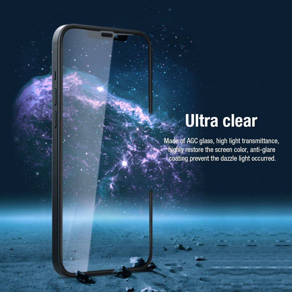 Kính Bảo Vệ Toàn Diện Nillkin 3D, Miếng Bảo Vệ Màn Hình Siêu Trong Suốt Phủ Toàn Bộ PC Cho iPhone 12 / 12 Pro / 12 Mini/12 Pro Max Màng Kính Cường Lực