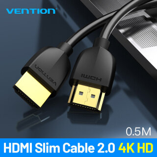 Vention Dây cáp HDMI 2.0 4K Slim HDMI to HDMI 2.0 HDR 4K 60Hz 1m 2m 3m cáp thumbnail