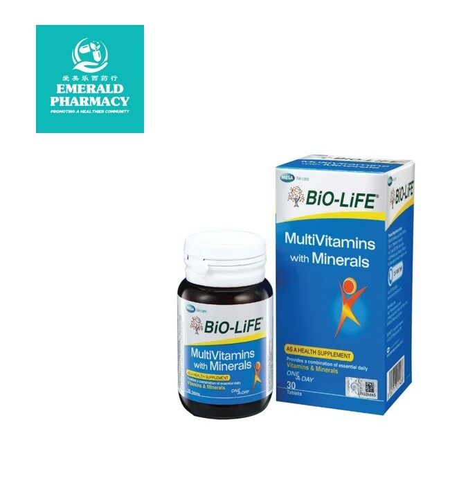 BIOLIFE MULTIVITAMINS WITH MINERALS 30S Lazada