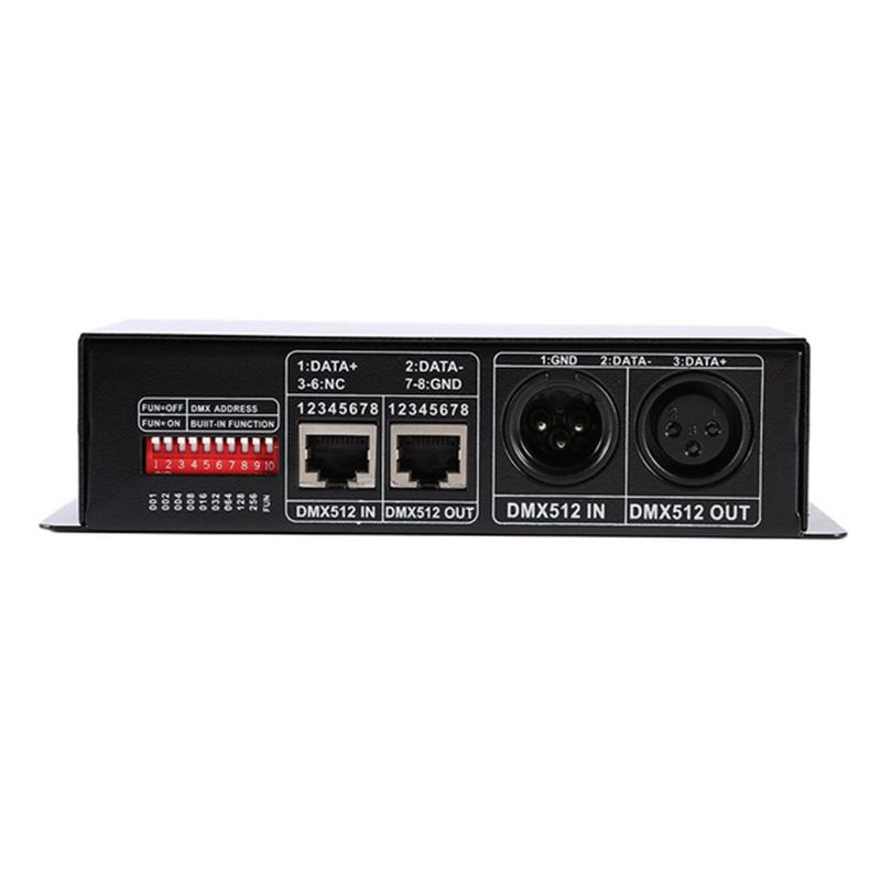 3CH DC12-24V RGBW DMX 512 Decoder LED Controller RGB LED DMX512 Decoder, DMX512-3CH