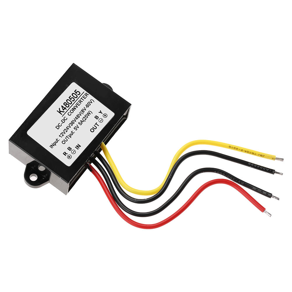 Bộ Chuyển Đổi DC-DC Điện 12V/24V/36V/48V Sang 5V 5A, Mô Đun Cung Cấp Bộ Chuyển Đổi DC-DC Điện