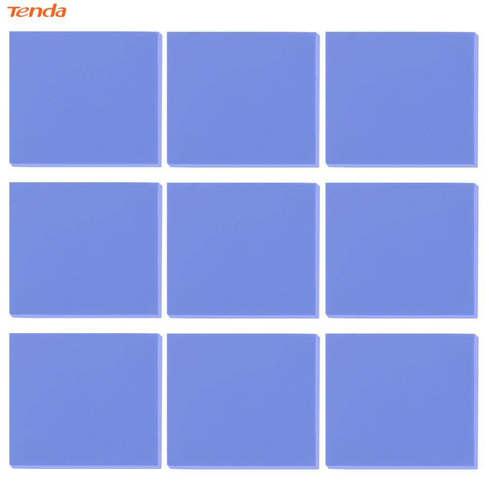 9pcs 30x30x2mm Thermal Pad GPU CPU Heatsink Cooling Conductive Silicone Pad