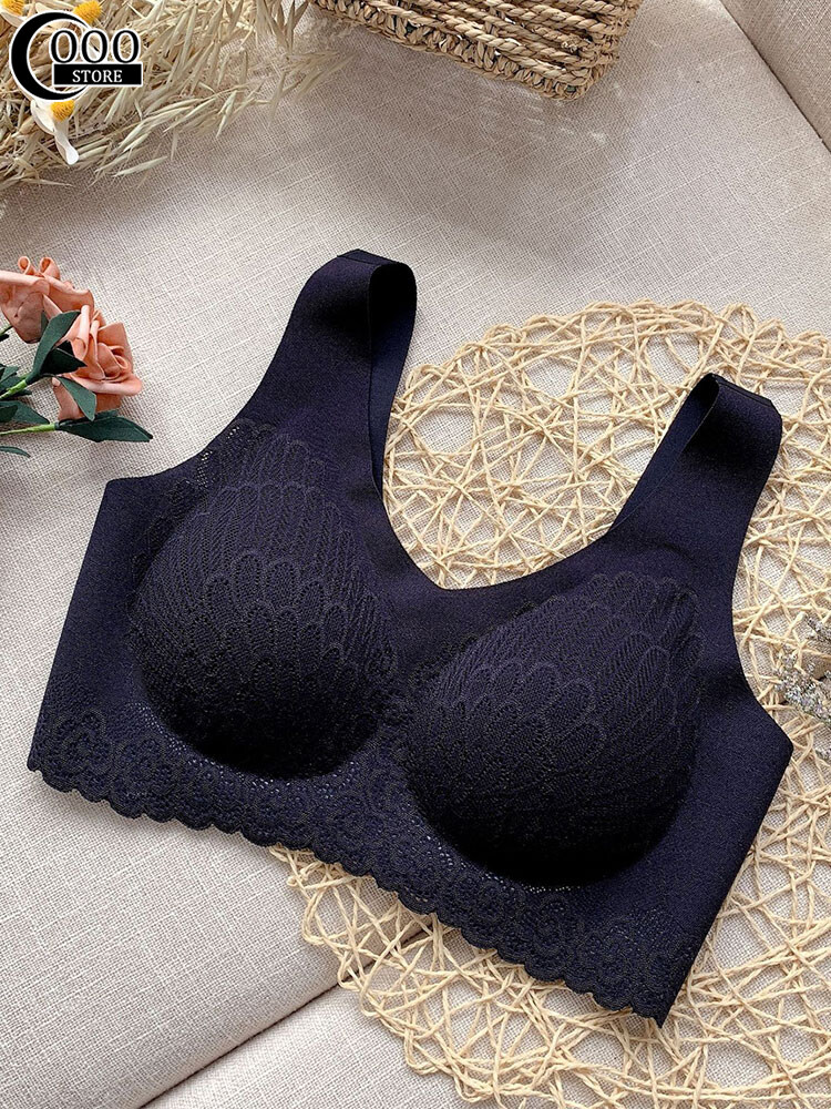 Oooo Bras For Women Latex Lace Sexy Seamless Underwear Women S Sports