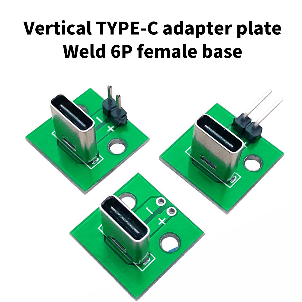 USB Type-C Breakout Board Serial Basic Breakout Female Connector Type PCB Converter Board