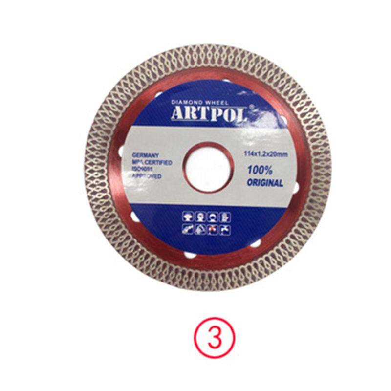 Ultra-thin Turbo Diamond Circular Ceramic Saw Blade Wheel Porcelain Tile Granite Marble Dry Cutting Angle Grinder Disc