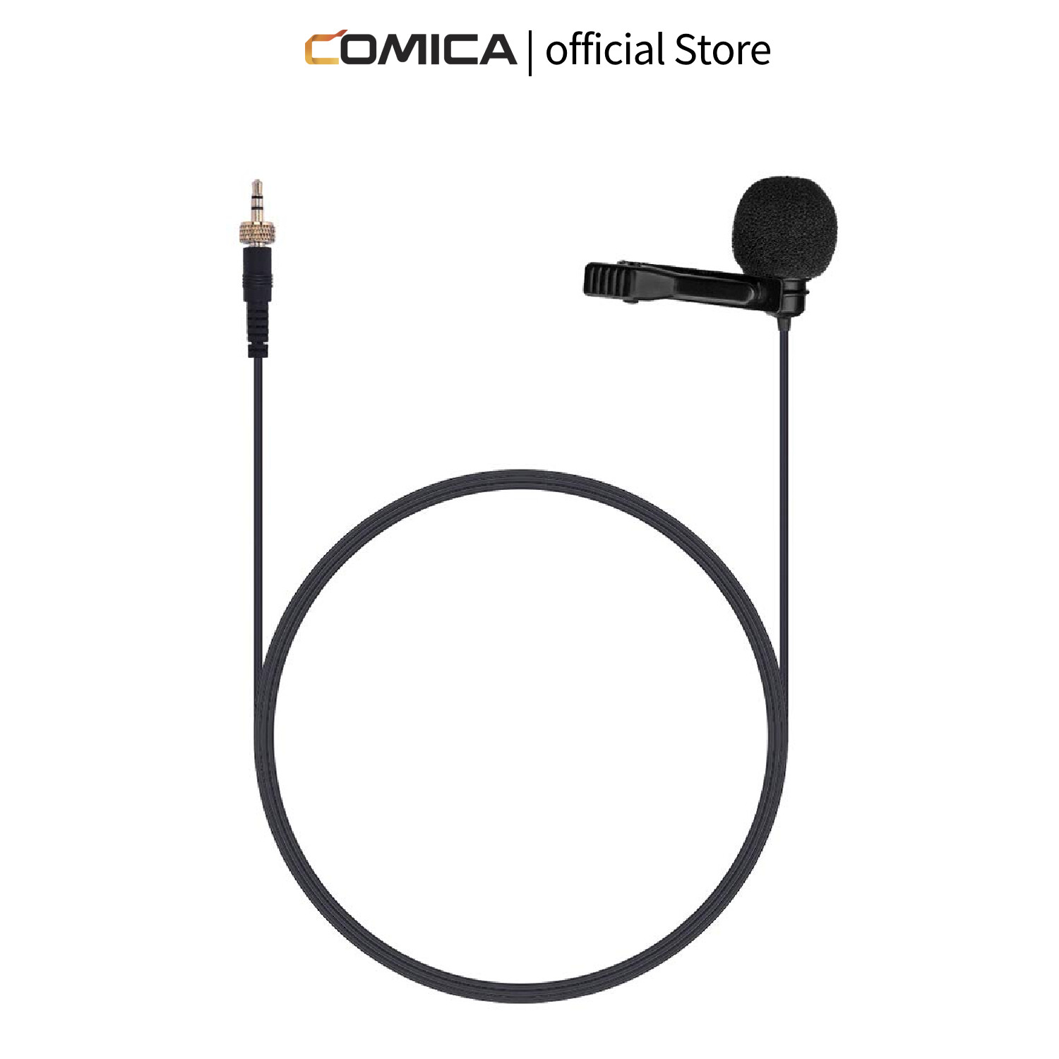 Comica CVM-M-O1 Omni-directional Lavalier Microphone, Lapel Microphone for Senn-heiser, Comica and Other Wireless Lavalier Transmitter, Clip-on Lav Mic for DSLR Camera Video Recording Interview