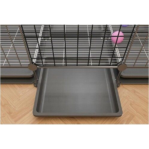 Khay Vệ Sinh Chuồng Chó, Mèo Bằng Nhựa Giá Rẻ Lắp Vừa Chuồng Lắp Ghép Kích Thước 34X34X4Cm