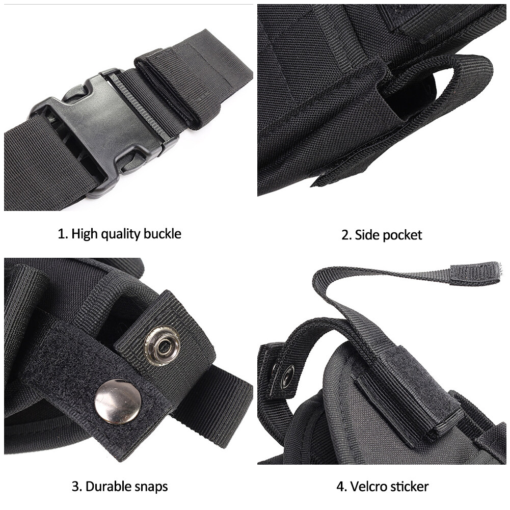 Hittime Universal Tactical Molle Leg Holster Right Handed Tactical TBag