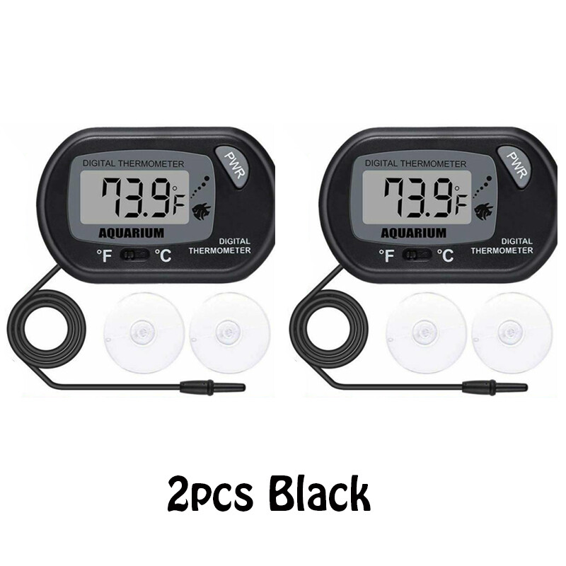 LCD Digital Hygrograph Hygrometer Car Reptile Glass Container Fish Tank Refrigerator with probe