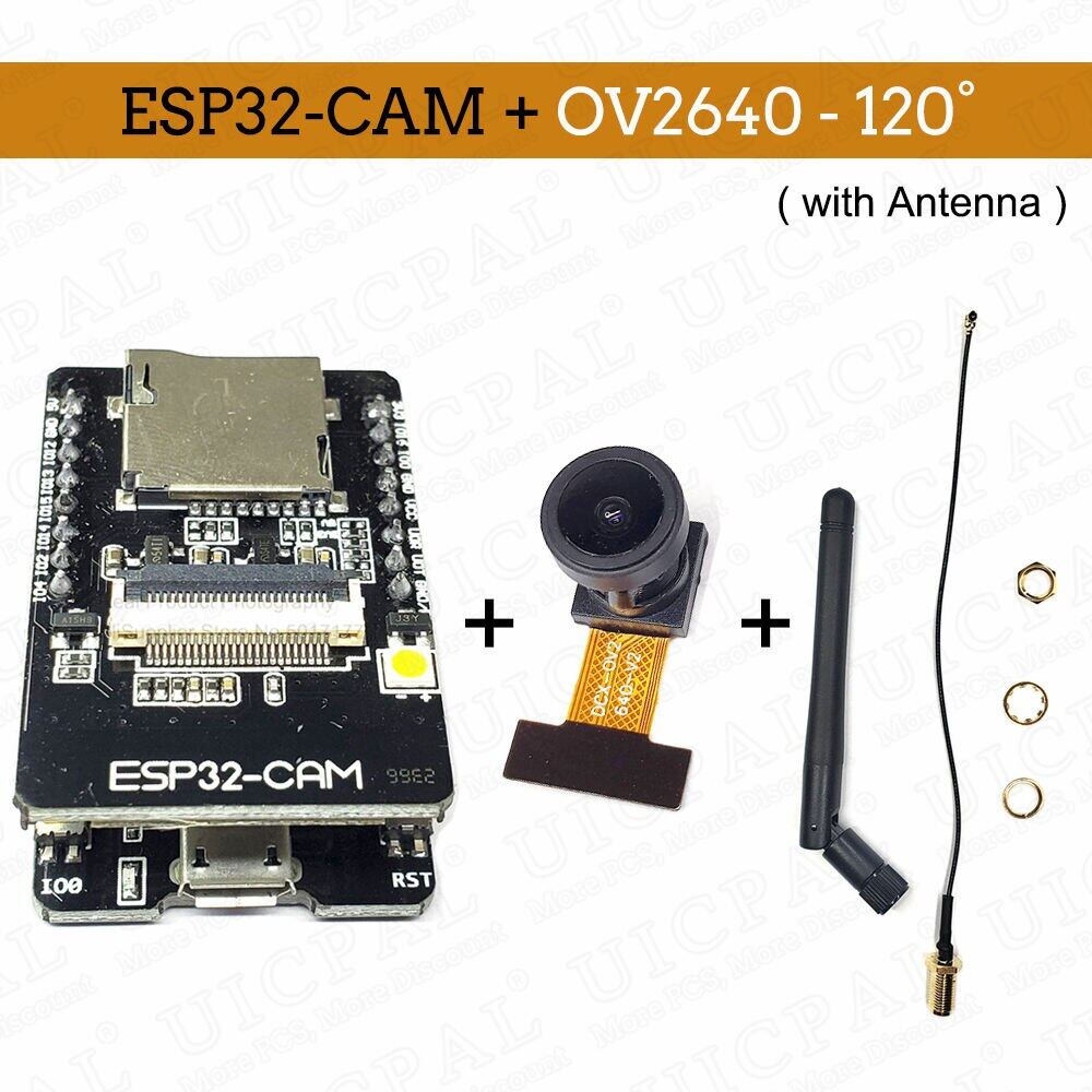 ESP32 CAM Camera Module Kit 2.4 GHz WiFi Bluetooth 8MB PSRAM OV2640 ...