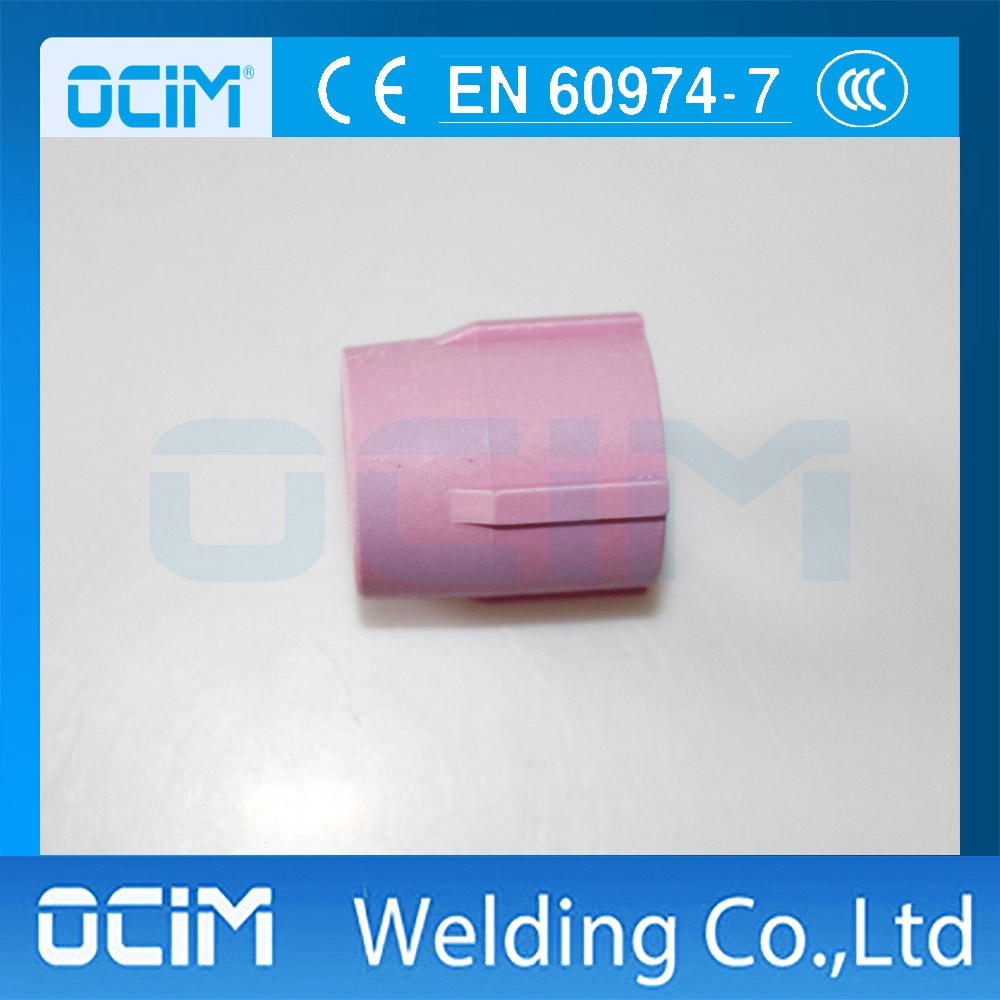 5ชิ้น53N89 Tig อลูมินาหัวฉีดแก๊สเลนส์พอดี Tig เชื่อมไฟฉายสิ้นเปลือง PTA ...