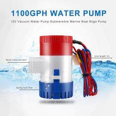 UINN 12 v Bơm Nước Chân Không Chìm Mềm Thuyền Bilge Pump 1100GPH Bơm Nước trắng đỏ và xanh dương-quốc tế