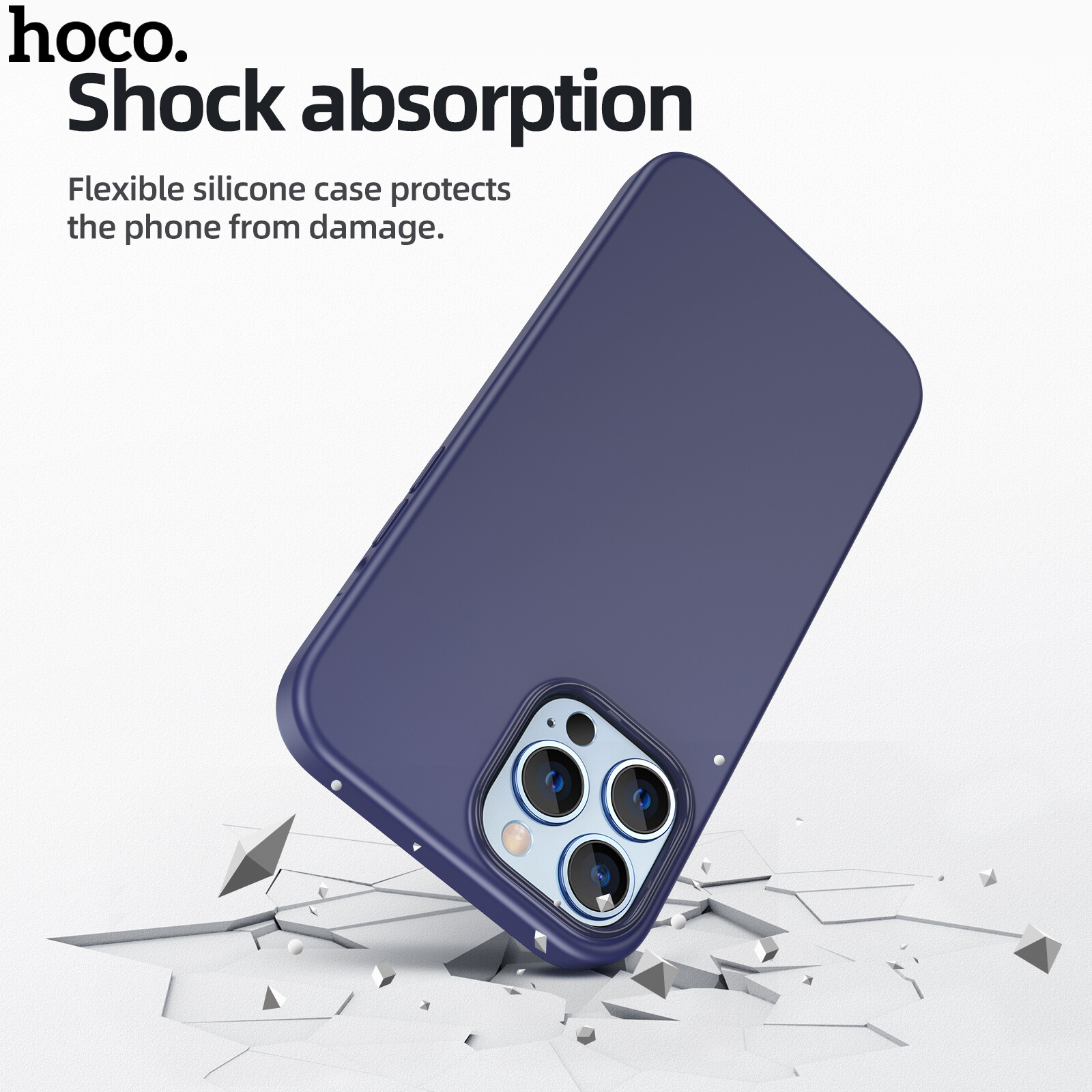 HOCO Ốp Lưng Điện Thoại Bảo Vệ Silicon + PC Chính Hãng 100% Mới Cho IP13 Pro Max 14 Pro max 15 Pro max  Ốp Lưng Mềm Cho Ip13 Pro