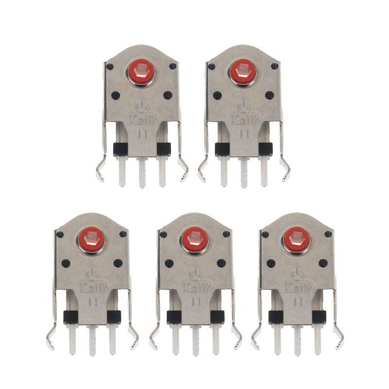 5Pcs Original Kailh New Edition Mouse Encoder Mouse Decoder Red Core 7mm/9mm/10mm/11mm Highly Accurate for Logitech Razer Mouse